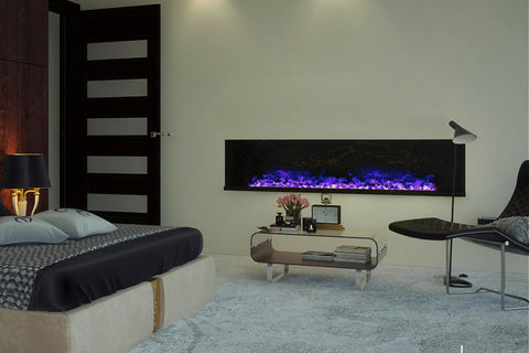 Image of AFireWater Prestige Pro Water Vapor 20'' Built-In Electric Fireplace Insert | Water Mist Electric Fireplace | AWPR-20-50 | Electric Fireplaces Depot