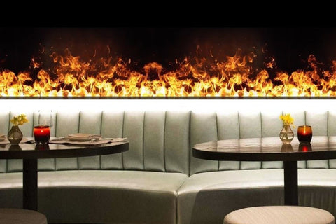 Image of Aquafire Water Vapor 20'' Built-In Electric Fireplace Insert | Water Mist Electric Fireplace | AWA-20-50 | Electric Fireplaces Depot
