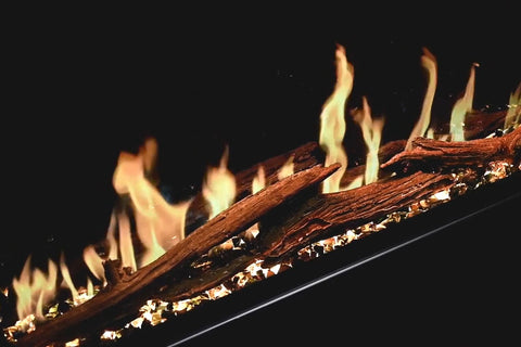 Image of Modern Flames Orion Slim 60 Inch Heliovision Virtual Recessed Wall Mount Electric Fireplace - OR60-SLIM