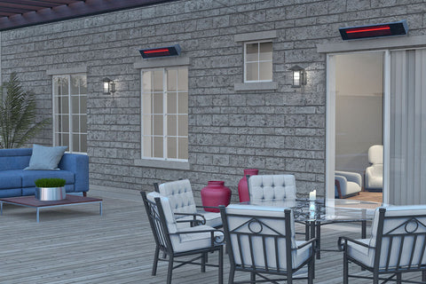 Image of Dimplex DIR 2200W Outdoor Indoor Electric Heater | DIR Infrared Electric Heater | DIR22A10GR