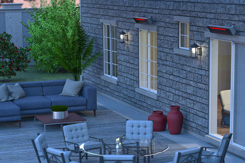 Image of Dimplex DIR 1800W Outdoor Indoor Electric Heater | DIR Infrared Electric Heater | DIR18A10GR