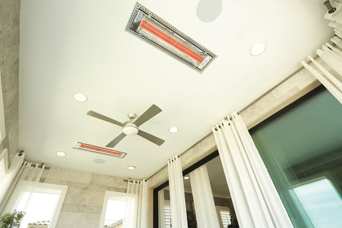 Image of Infratech WD Double Element 4000 Watt 480V Outdoor Infrared Electric Heater | Infratech WD 39 in Radiant Heater | WD4048