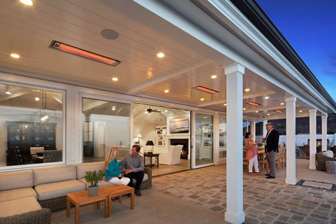 Image of Infratech WD Double Element Outdoor Infrared Electric Heater | Infratech WD Radiant Heater