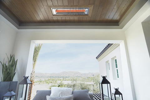 Image of Infratech WD Double Element 6000 Watt 240V Outdoor Infrared Electric Heater | Infratech WD 61 1/4 in Radiant Heater | WD6024