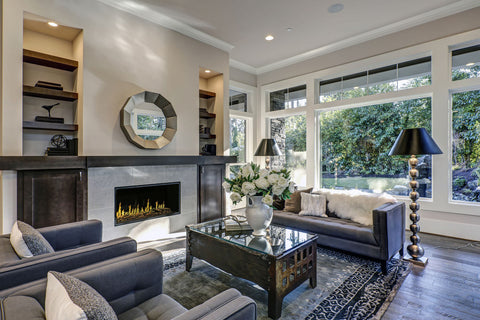Image of Modern Flames Orion Multi-Sided 100-inch Heliovision Virtual Smart Built In Electric Fireplace - OR100-MULTI