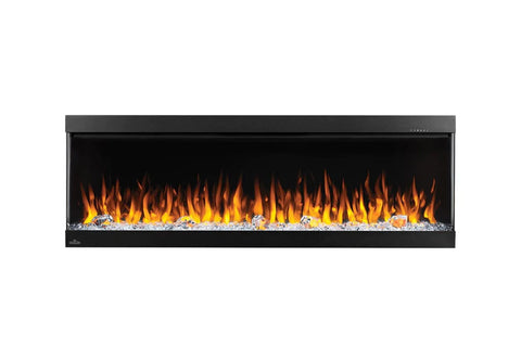 Image of Napoleon Trivista Pictura 50 in 3-Sided Wall Mount Electric Fireplace | Surface Mount Electric Fireplace | NEFL50H-3SV