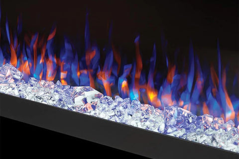 Image of Napoleon Trivista Pictura 50 in 3-Sided Wall Mount Electric Fireplace | Surface Mount Electric Fireplace | NEFL50H-3SV