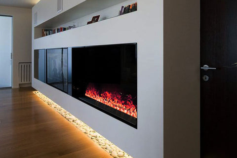 Image of AFireWater Prestige Pro Water Vapor 60'' Built-In Electric Fireplace Insert | Water Mist Electric Fireplace | AWPR-60-150 | Electric Fireplaces Depot