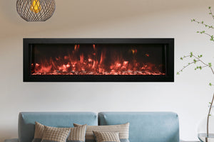 Remii 45 inch Extra Deep Built-In Indoor Outdoor Electric Fireplace | Heater | 102745-DE | Electric Fireplaces Depot