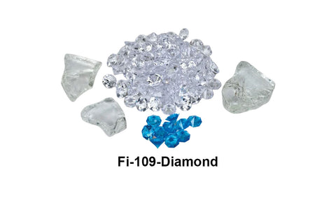 Image of Amantii Remii Sierra Flames Electric Fireplace Glass Media Fi-105-Diamond Fi-106-Diamond Fi-107-Diamond Fi-109-Diamond