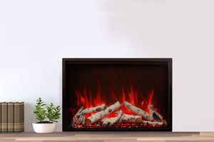 Amantii Traditional Bespoke 44 Inch Built-In Indoor Outdoor Smart Electric Firebox Insert TRD-44-BESPOKE