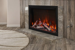 Amantii Traditional Lumina 44 Inch Built-In Indoor Outdoor Smart Electric Firebox Insert - TRD-44-LUMINA