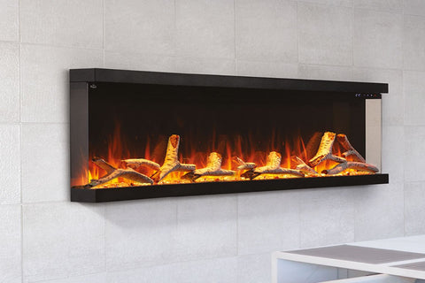 Image of Napoleon Astound 74 inch FlexMount Multi-Side View Smart Electric Fireplace NEFL74AB