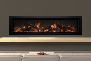 Amantii Panorama 60 inch Deep Built-in Indoor & Outdoor Electric Fireplace – Heater - BI-60-DEEP-OD – Electric Fireplaces Depot