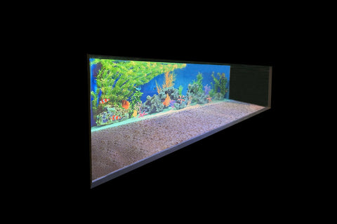 Image of Solution Fires TrueFlame 60'' 3DX Virtual Multi-Side View Built-In Electric Fireplace