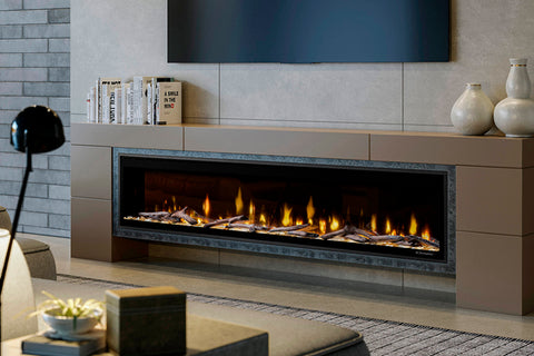Image of Dimplex Ignite Evolve 74 inch Smart Recessed Built-In Linear Electric Fireplace - WiFi Electric Fireplace EVO74 500002608