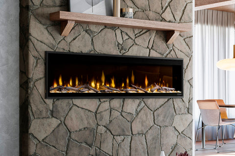 Image of Dimplex Ignite Evolve 74 inch Smart Recessed Built-In Linear Electric Fireplace - WiFi Electric Fireplace EVO74 500002608
