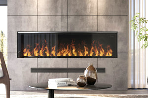 Dimplex Optimyst 66 inch Linear Water Vapor Built-In Electric Fireplace - Water Mist Fireplace with Heater OLF66-AM