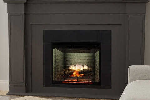 Image of Dimplex Revillusion  Built In Electric Fireplace Neutral Brick - Firebox - Heater - REV-NB
