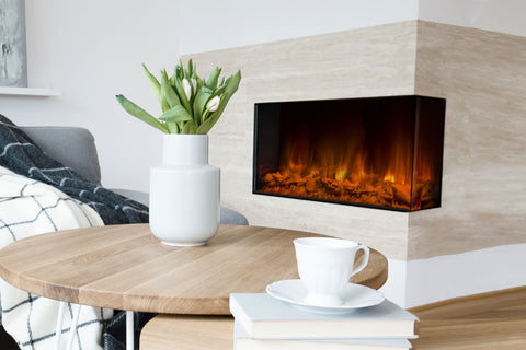 Image of Dynasty Melody 41 Inch 3 Sided 2 Sided Built In Electric Fireplace  - DY-BTS40 - Dynasty Fireplaces