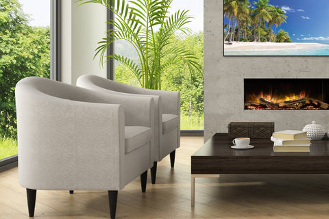 Image of Flamerite Fires E-FX 40-inch 3-Sided 2-Sided Built In Electric Fireplace - FLR-FP-EFX-1000 | Multi Side View E-FX Series 