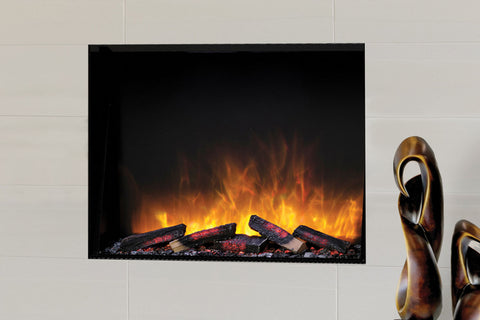 Image of lamerite Fires E-FX Slim Line 30-inch Tall Built-In Electric Firebox - Electric Fireplace E-FX Slim FLR-FP-EFX-SL-750T