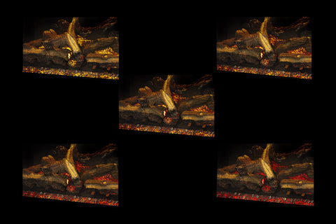 Image of Napoleon Elevation X  LCD Virtual Built-In Electric Fireplace Ember Media