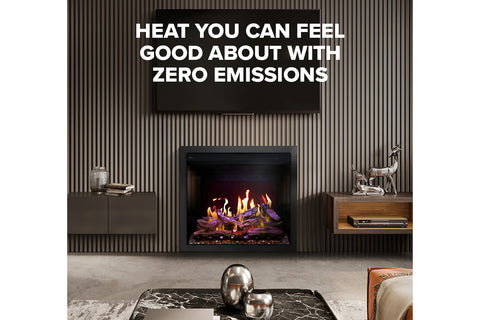 Image of Napoleon Elevation X LCD Virtual Built-In Electric Fireplace - Digital Firebox Insert