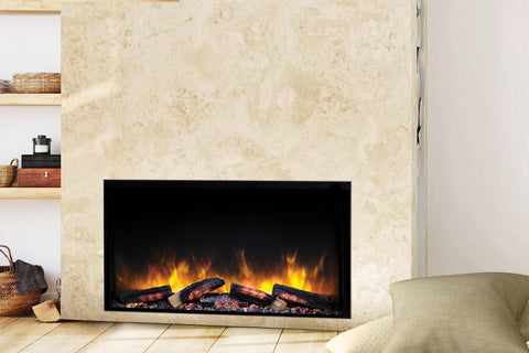 Image of Flamerite Fires E-FX Slim Line 30-inch Built-In Electric Firebox - Electric Fireplace E-FX Slim FLR-FP-EFX-SL-750S