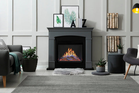 Image of Modern Flames Orion Traditional 36 in Heliovision Virtual Smart Built In Electric Firebox - Fireplace Insert OR36-TRAD