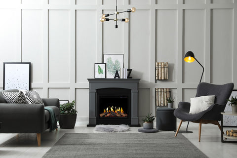 Image of Modern Flames Orion Traditional V2 Heliovision Virtual Smart Built In Electric Fireplace - Firebox Insert - OR-54-TRAD-V2