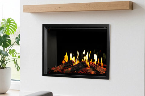 Image of Modern Flames Orion Traditional V2 36 inch Heliovision Virtual Smart Built In Electric Fireplace - Firebox Insert OR36-TRAD-V2