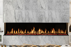 Modern Flames Orion Multi-Sided 120-inch Heliovision Virtual Smart Built In Electric Fireplace - OR120-MULTI