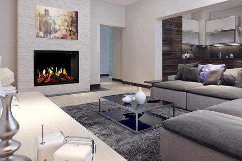 Image of Modern Flames Orion Traditional V2 Heliovision Virtual Smart Built In Electric Fireplace - Firebox Insert - OR-TRAD-V2
