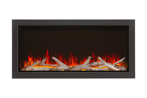 Image of Napoleon Astound 50 inch Smart Built-In Wall Mount Electric Fireplace Insert - Linear Modern Fireplace - NEFB50AB