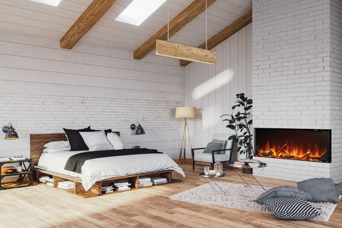 Image of Napoleon Astound FlexMount Multi-Side View Smart Electric Fireplace NEFL50AB NEFL62AB NEFL74AB  