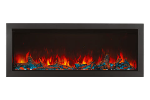 Image of Napoleon Astound 50 inch Smart Built-In Wall Mount Electric Fireplace Insert - Linear Modern Fireplace - NEFB50AB