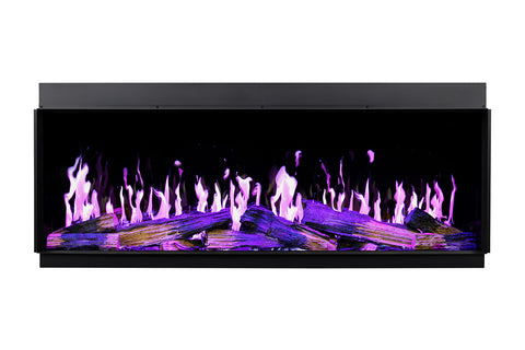 Image of Modern Flames Orion Multi 100" Version 2 Heliovision Virtual Multi-Side View Built-In Electric Fireplace