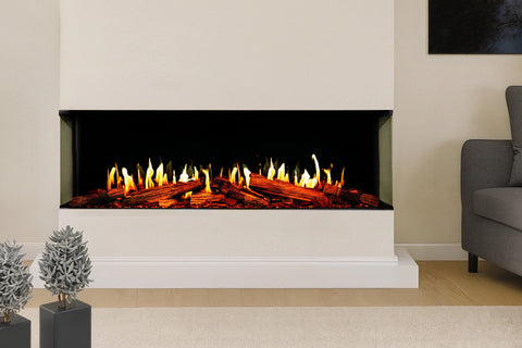 Image of Modern Flames Orion V2 Multi-Sided 52-inch Heliovision Virtual Smart Built In Electric Fireplace - OR52-MULTI-V2