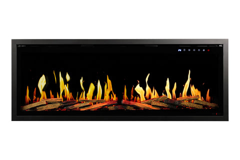 Image of Modern Flames Orion Slim V2 Heliovision Virtual Recessed Wall Mount Electric Fireplace - OR-SLIM-V2