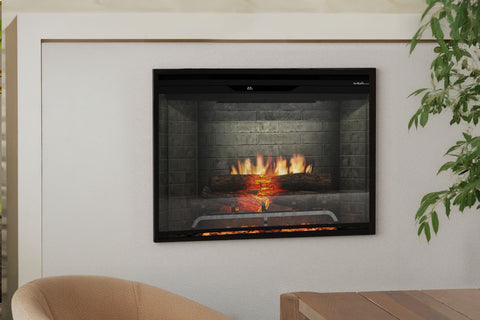 Image of Dimplex Revillusion 36 inch Built In Electric Fireplace Neutral Brick - Firebox - REV36-NB 500005133