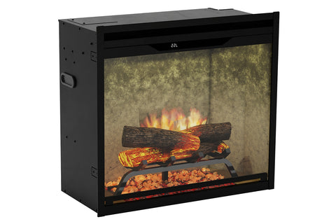Image of Dimplex Revillusion 24 inch Built In Electric Fireplace Weathered Concrete - Firebox - REV24-WC 500005128