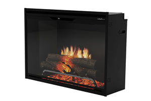 NEW! Dimplex Revillusion 36 inch Built-In Electric Firebox w/ Glass and Plug Kit | Black