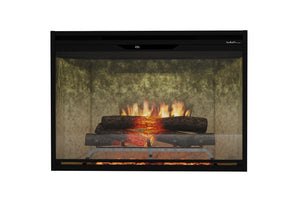NEW! Dimplex Revillusion 36 inch Built-In Electric Firebox w/ Glass and Plug Kit | Weathered Concrete