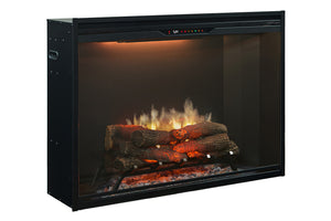 NEW! Dimplex Revillusion 42 inch Built-In Electric Firebox w/ Glass and Plug Kit | Black