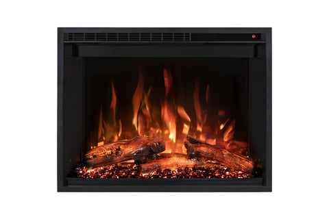 Image of Convert Wood or Gas Fireplace to electric - Best Fireplace to convert or retrofit wood burning fireplace - Modern Flames Redstone Electric Fireplace Insert - Electric Fireplaces Depot