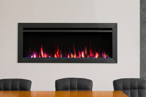 Image of SimpliFire Allusion Slim 50 inch Wall Mount Recessed Electric Fireplace SF-ALLS50