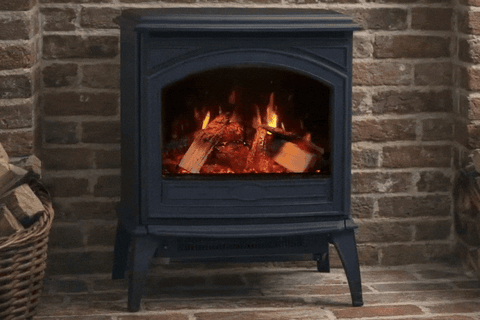 Image of Sierra Flame 23-inch Cast Iron Smart Freestanding Electric Stove