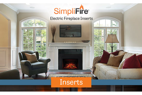 Image of Hearth & Home SimpliFire 25 inch Electric Fireplace Insert SF-INS25 - SimpliFire Electric 25'' Firebox