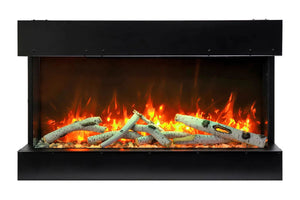 Amantii Panorama Tru View Slim 60-inch Multi-Side View Built In Indoor/Outdoor Electric Fireplace
